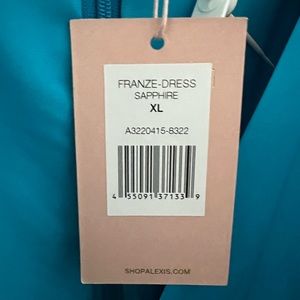 Designer Alexis, Teal Blue Kaftan, Brand New (Never Worn) with Tags - Size XL